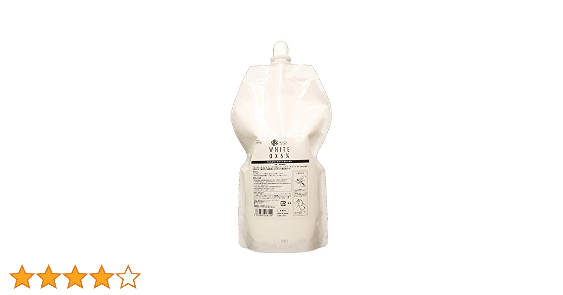 Amazon | アレスカラー ホワイトオキシ6% 1000ml | ディレクション